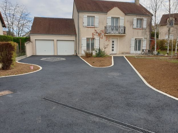 amènagement de cours à Marmagne près de Bourges dans le Cher 18