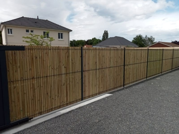pose de clotures à Marmagne près de Bourges dans le Cher 18