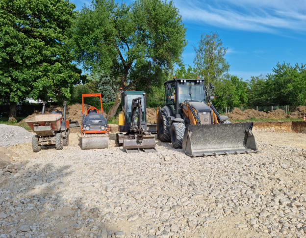 travaux de terrassement à Marmagne près de Bourges dans le Cher 18