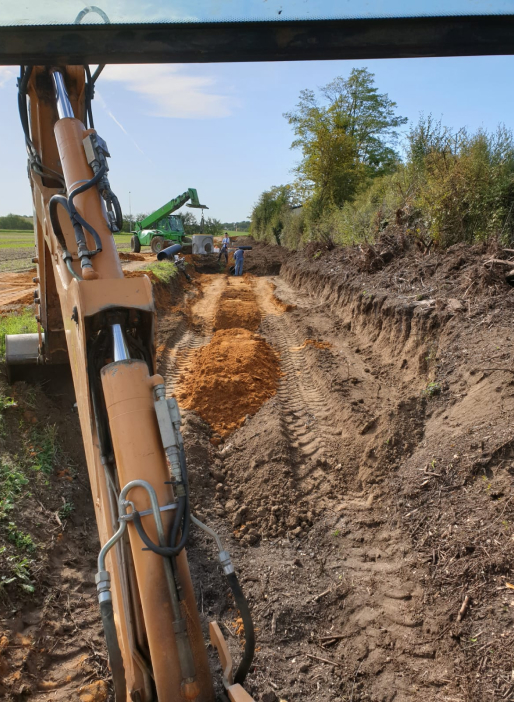 gestion des eaux pluviales à Marmagne près de Bourges dans le Cher 18